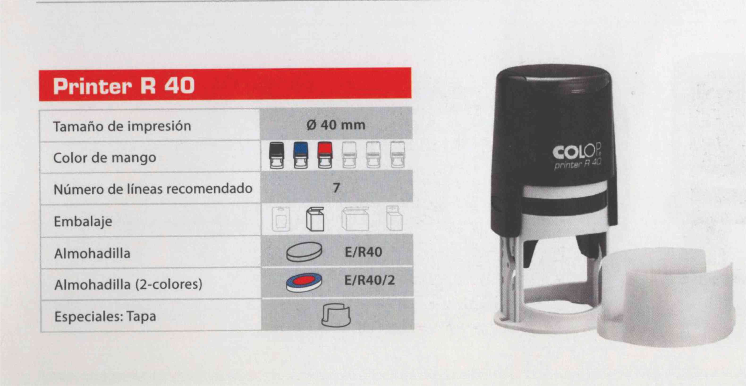 SELLO AUTOENTITANBLE PIRNTER R 40