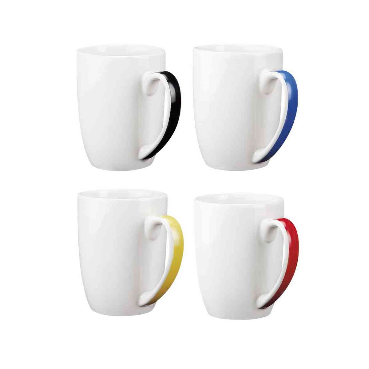 TAZAS con asas de colores
